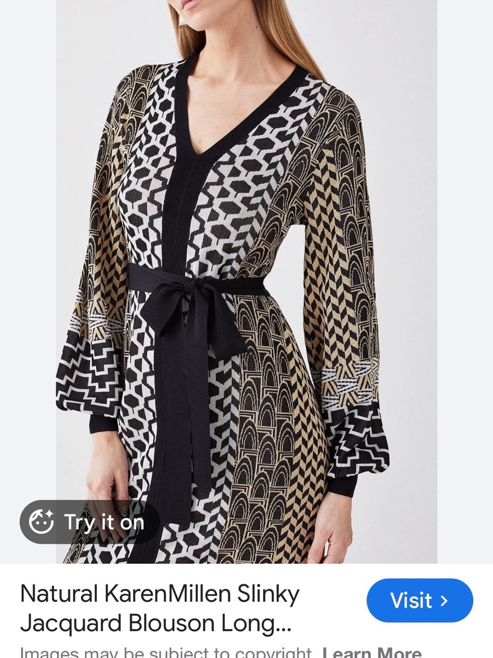 Karen Millen Sweater Dress NWT Size S